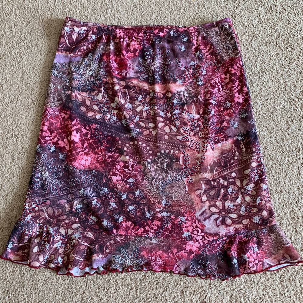 Zutopia Ruffled Hem Lined Skirt Women’s Junior XL